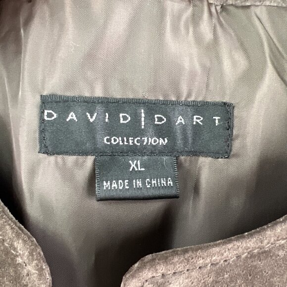 David Dart XL Leather Jacket Womens Brown Suede Western Ranch Boho - Picture 6 of 9